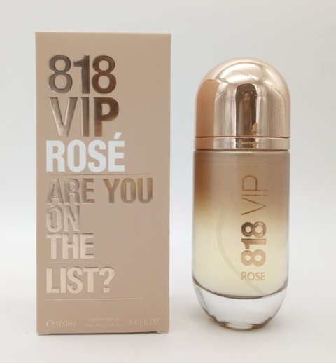 818 VIP ROSE 100 ml - Item 8122 - catalog bottle and packaging photograph