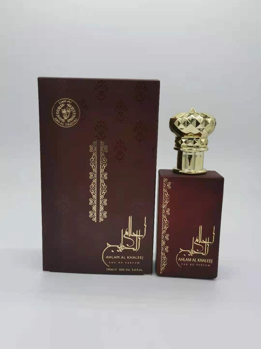 AHLAM AL KHALEEJ 100 ml - Item 698 - catalog bottle and packaging photograph