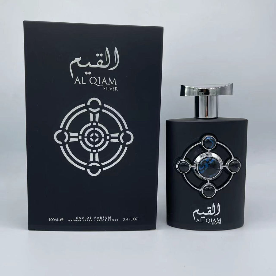 AL QLAM SILVER 100 ml - Item 3007 - catalog bottle and packaging photograph